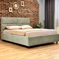 Кровать Crinela Lux Sofi Laguna 09 160 x 200 см / Фанера / Каменно-серый photo 2