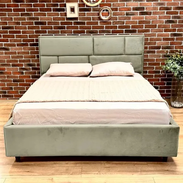 Кровать Crinela Lux Sofi Laguna 09 160 x 200 см / Фанера / Каменно-серый photo 3