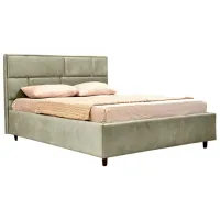 Кровать Crinela Lux Sofi Laguna 09 180 x 200 см / Фанера / Каменно-серый