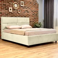 Кровать Crinela Lux Sofi Laguna 03 160 x 200 см / Фанера / Слоновая кость photo 2