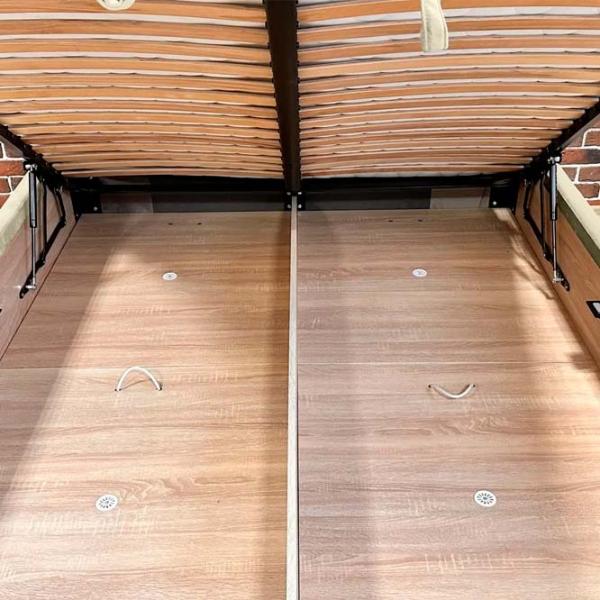 Кровать Crinela Lux Sofi Laguna 03 160 x 200 см / Фанера / Слоновая кость photo 4