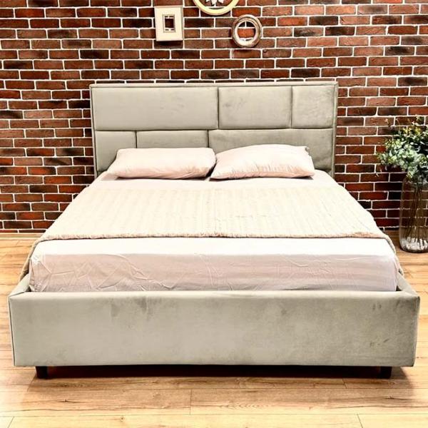 Кровать Crinela Lux Sofi Laguna 08 160 x 200 см / Фанера / Серо-Бежевый photo 3