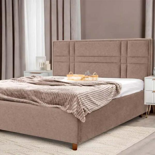 Кровать Crinela Lux Maria Mono 02 160 x 200 см / Фанера / Светло-коричневый photo 3