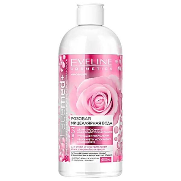 Лосьон для снятия макияжа с глаз Eveline Cosmetics Роза Мицеллярная вода / 0.4л photo 1