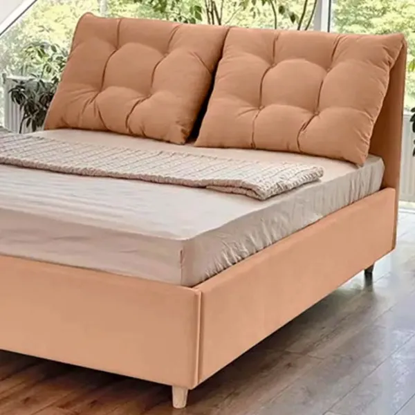 Кровать Crinela Confort New Adele London 03 140 x 200 см / Фанера / Бежевый photo 4