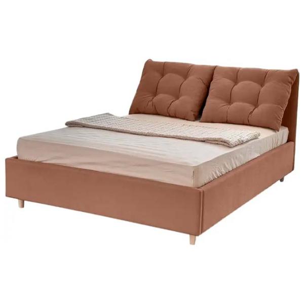 Кровать Crinela Confort New Adele London 04 140 x 200 см / Фанера / Светло-коричневый photo 1