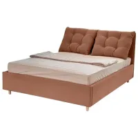 Кровать Crinela Confort New Adele London 04 140 x 200 см / Фанера / Светло-коричневый