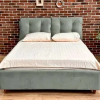 Кровать Crinela Premium Adele Laguna 43 160 x 200 см / Фанера / Серый photo 3
