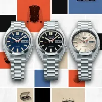 Ceas de mână pentru bărbați Seiko SRPK87K1 Mecanic / 37 mm photo 3