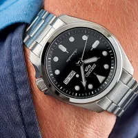 Ceas de mână pentru bărbați Seiko SRPE55K1 Mecanic / 44.6 mm photo 2
