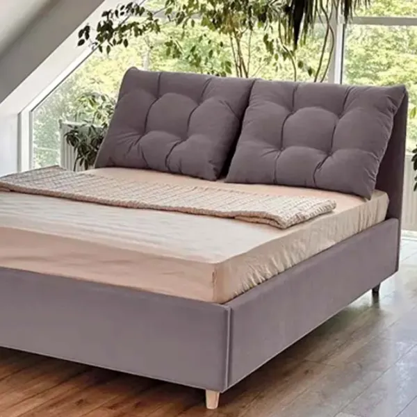 Кровать Crinela Confort New Adele London 15 180 x 200 см / Фанера / Серый photo 4