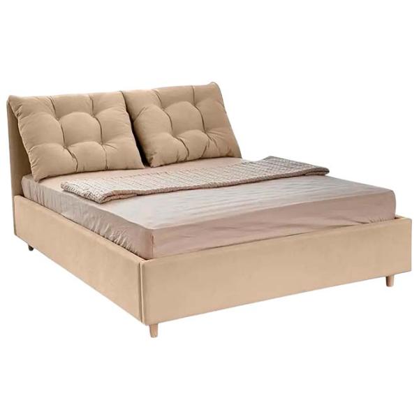 Кровать Crinela Confort New Adele London 02 140 x 200 см / Фанера / Капучино photo 2