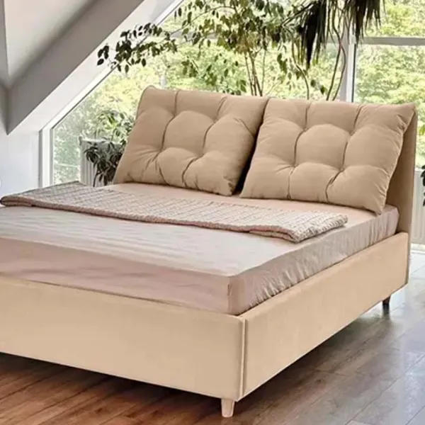 Кровать Crinela Confort New Adele London 02 140 x 200 см / Фанера / Капучино photo 4