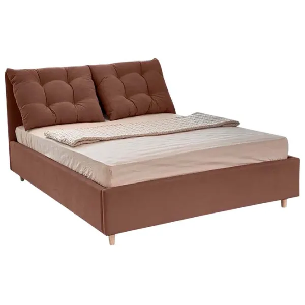 Кровать Crinela Confort New Adele London 06 140 x 200 см / Фанера / Коричневый photo 2