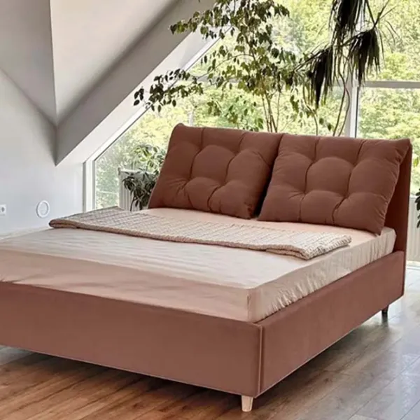 Кровать Crinela Confort New Adele London 06 140 x 200 см / Фанера / Коричневый photo 3