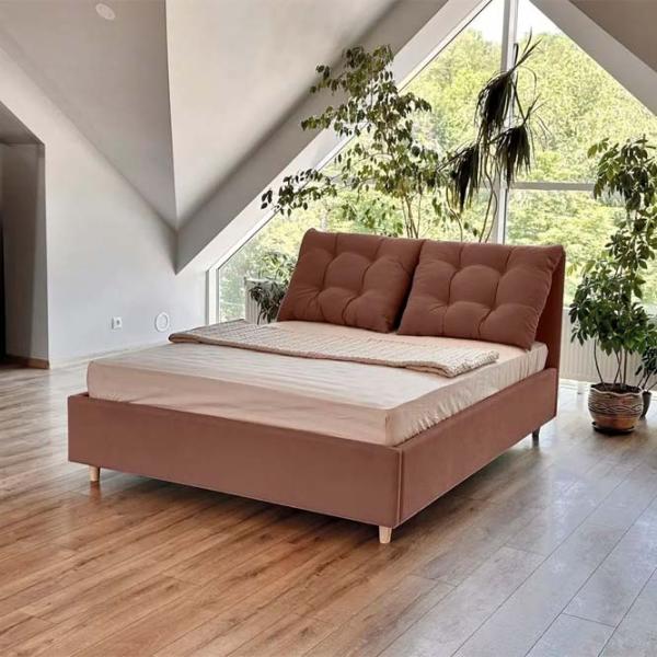 Кровать Crinela Confort New Adele London 06 140 x 200 см / Фанера / Коричневый photo 4