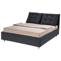 Кровать Crinela Confort New Adele London 16 140 x 200 см / Фанера / Тёмно-серый