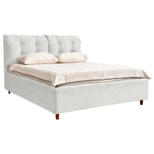 Кровать Crinela Premium Adele Malibu 01 160 x 200 см / Фанера / Белый photo 1