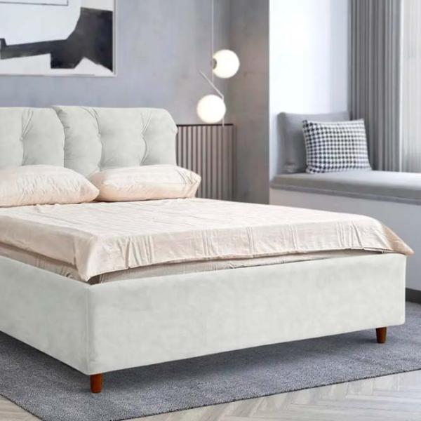 Кровать Crinela Premium Adele Malibu 01 160 x 200 см / Фанера / Белый photo 4