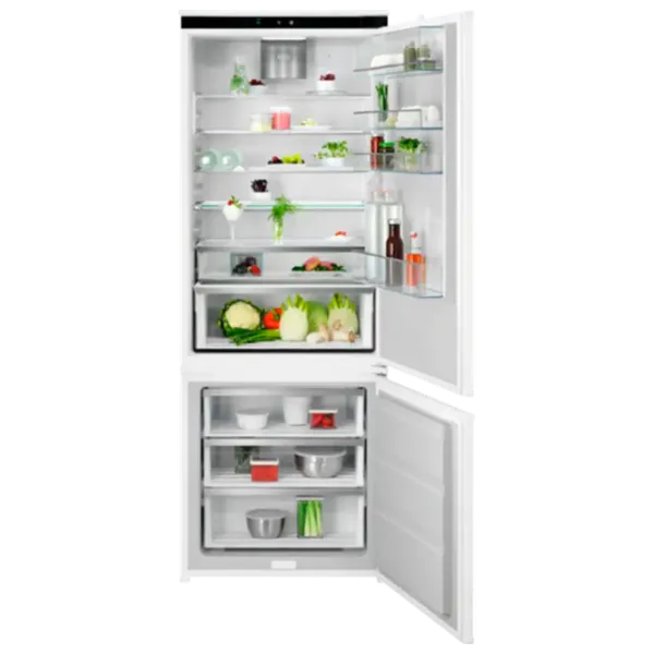 Frigider AEG NSC7P751DS cu congelator jos 376 l / 188.4 cm / White photo 1