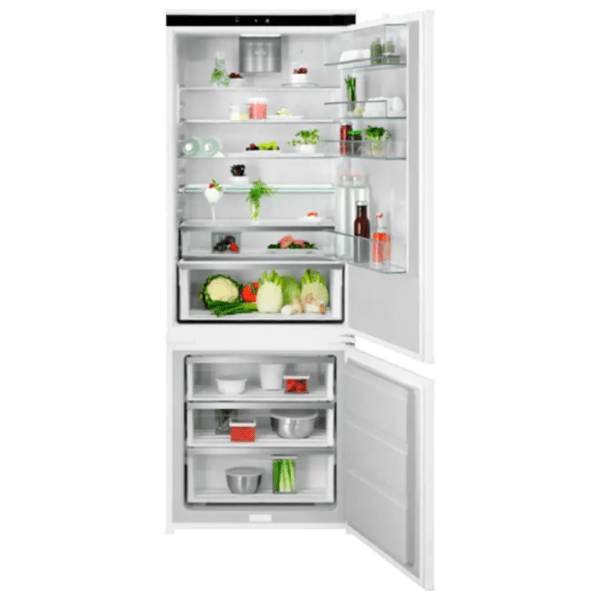 Frigider AEG NSC7P751DS cu congelator jos 376 l / 188.4 cm / White photo 1