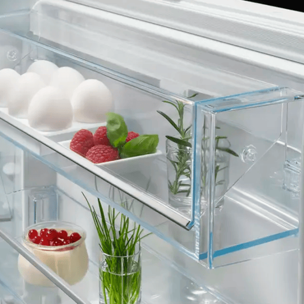Frigider AEG NSC7P751DS cu congelator jos 376 l / 188.4 cm / White photo 5