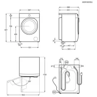 Mașină de spălat AEG LFR73044BC 11 kg / 1400 rpm / White photo 7