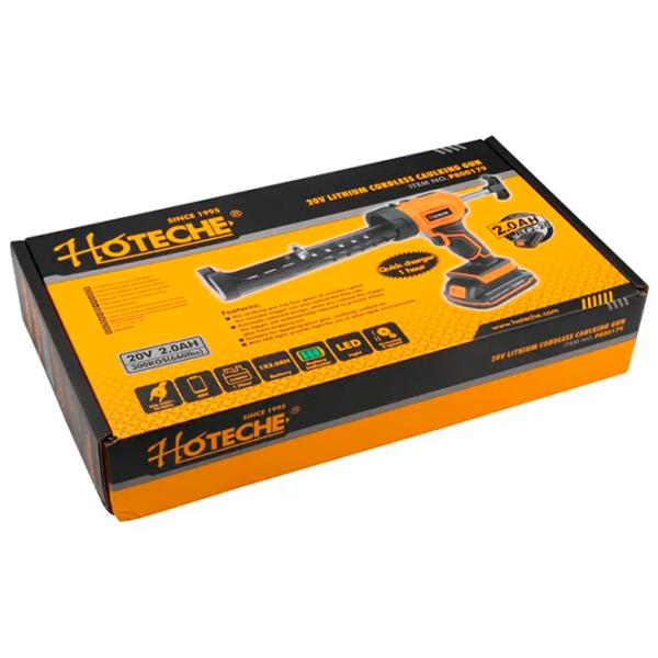 Pistol pentru silicon Hoteche P800179 Orange photo 2