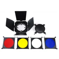 Комплекты для освещения Reflecta Barn Door Kit with filters Черный / 