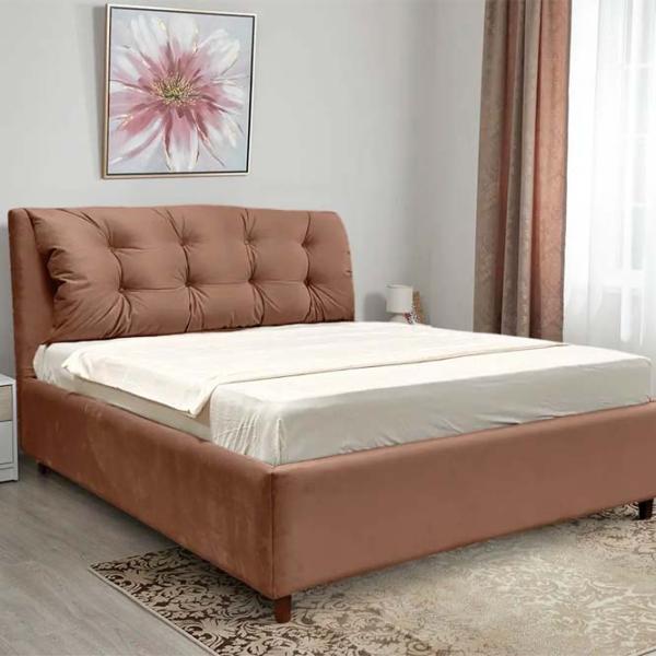 Кровать Crinela Confort New Adaline London 04 140 x 200 см / Фанера / Светло-коричневый photo 4