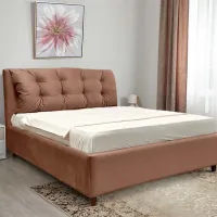 Кровать Crinela Confort New Adaline London 04 140 x 200 см / Фанера / Светло-коричневый photo 4