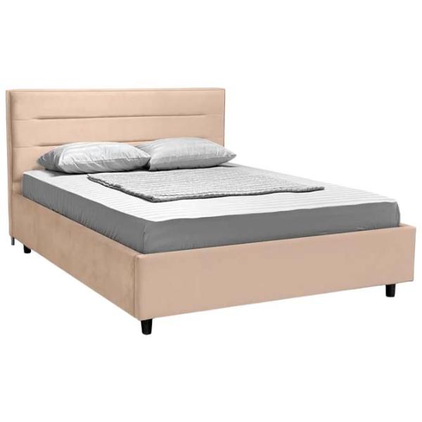 Кровать Crinela Confort Lilia-2 London 02 140 x 200 см / Фанера / Капучино photo 1