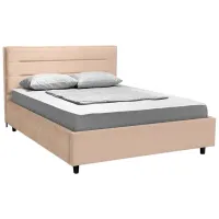 Кровать Crinela Confort Lilia-2 London 02 140 x 200 см / Фанера / Капучино