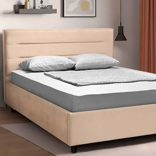 Кровать Crinela Confort Lilia-2 London 02 140 x 200 см / Фанера / Капучино photo 3