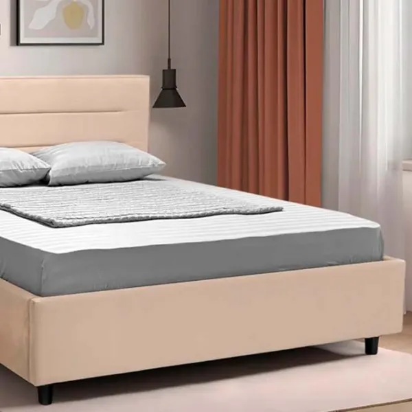 Кровать Crinela Confort Lilia-2 London 02 140 x 200 см / Фанера / Капучино photo 4