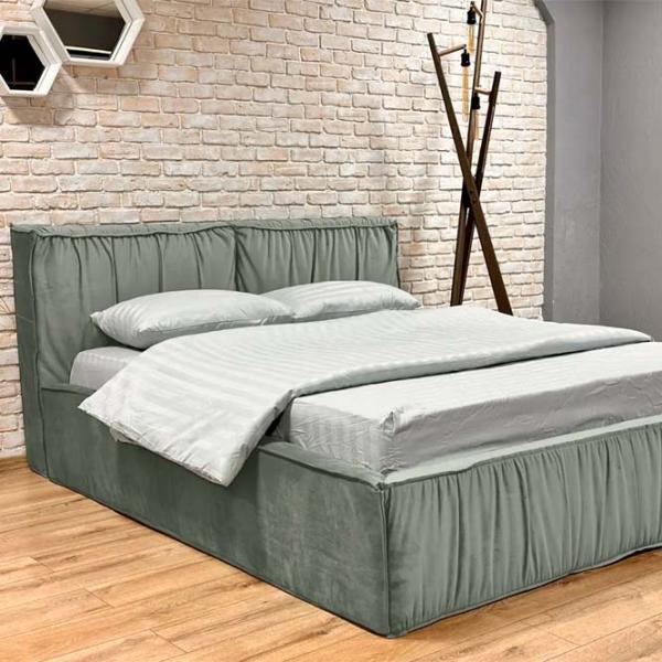 Кровать Crinela Premium Selina Laguna 43 160 x 200 см / Фанера / Серый photo 2