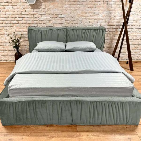 Кровать Crinela Premium Selina Laguna 43 160 x 200 см / Фанера / Серый photo 3