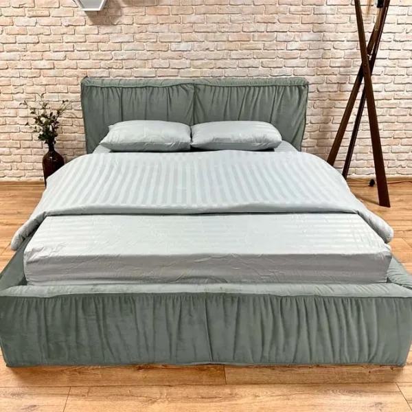 Кровать Crinela Premium Selina Laguna 43 180 x 200 см / Фанера / Серый photo 3