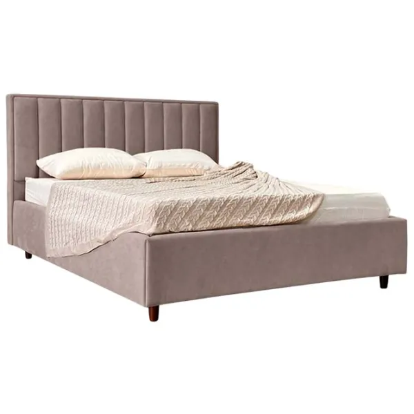 Кровать Crinela Lux Estela Mono 04 160 x 200 см / Фанера / Светло-коричневый photo 1
