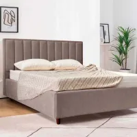 Кровать Crinela Lux Estela Mono 04 160 x 200 см / Фанера / Светло-коричневый photo 2