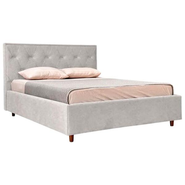 Кровать Crinela Lux Bela Mono 03 180 x 200 см / Фанера / Светло Серый photo 1