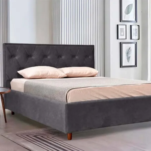 Pat Crinela Lux Bela Mono 07 180 x 200 cm / Placaj / Dark Gray photo 3