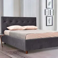 Pat Crinela Lux Bela Mono 07 180 x 200 cm / Placaj / Dark Gray photo 3