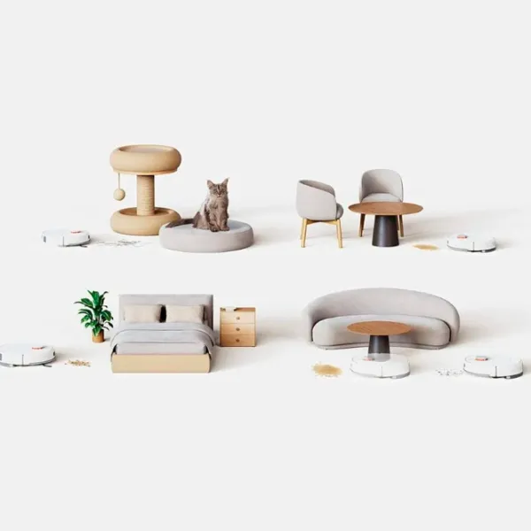 Робот пылесос Xiaomi H40 5200 мАч / Белый photo 6