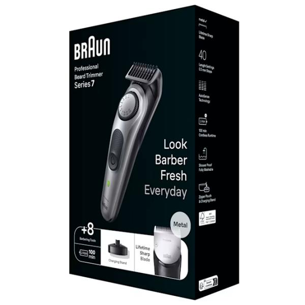 Trimmer facial Braun BT7420 Gray photo 3