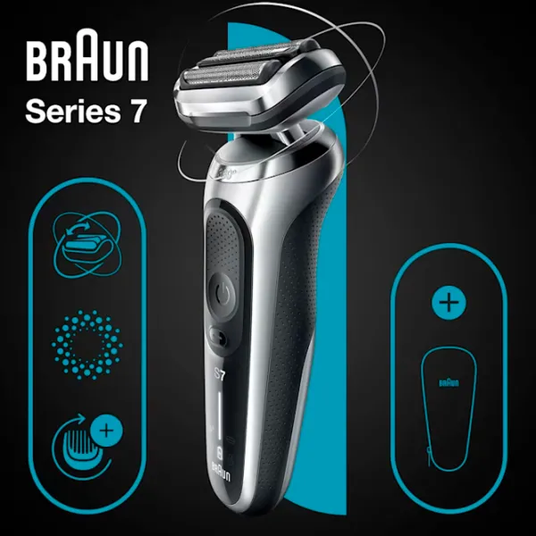 Trimmer facial Braun 71-S1000s Silver photo 3