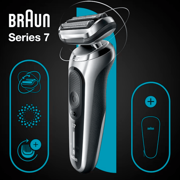Trimmer facial Braun 71-S1000s Silver photo 3