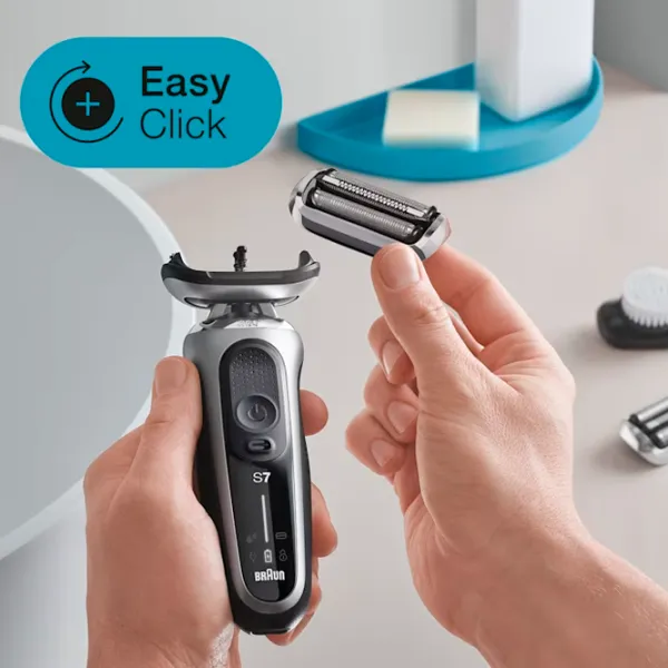 Trimmer facial Braun 71-S1000s Silver photo 6
