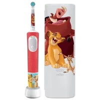 Periuță de dinți electrică Braun Vitality PRO Kids 3 Lion King 2D / White