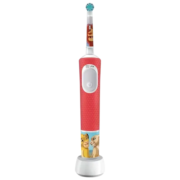 Periuță de dinți electrică Braun Vitality PRO Kids 3 Lion King 2D / White photo 5